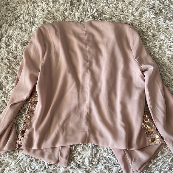 Gap rose gold cardigan with sequins and sparkles NWT - Picture 5 of 6